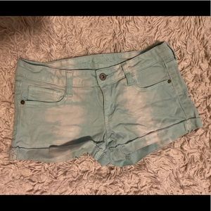 Light Blue & White Shorts